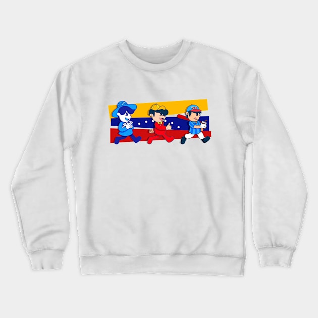 Cartoons of some venezuelan foods Crewneck Sweatshirt by Maryoshi-143